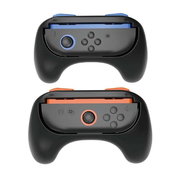 Kompatibel med Nintendo Switch 2, 2 stk. håndgreb venstre højre Joy-Con controller Black