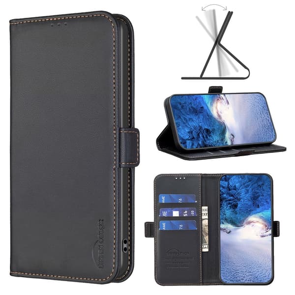 Til Samsung Galaxy A37 5G BINFEN COLOR telefonpung cover Black