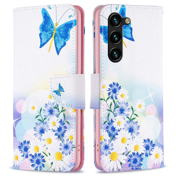 För Samsung Galaxy S24+ Plånbok Fodral Skal Mönster Skydd multifärg