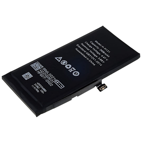 iPhone 13 Mini 3.88V 2406mAh uppladdningsbart Li-Polymer batteri Svart