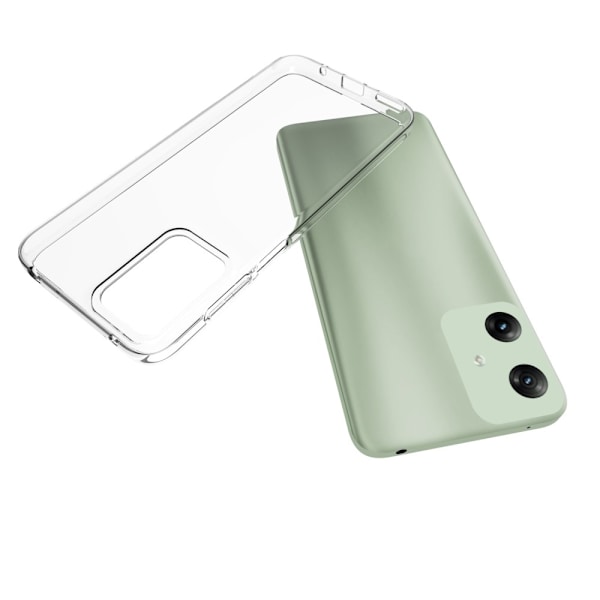 Etui i TPU for Motorola Moto G Play (2024) - Bakside Transparent