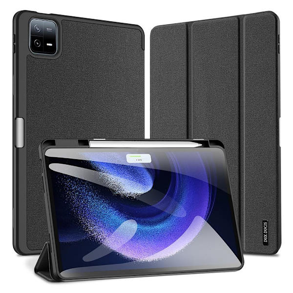 DUX DUCIS Tri-fold Stativ til Xiaomi Pad 6 / Pad 6 Pro - Svart Black