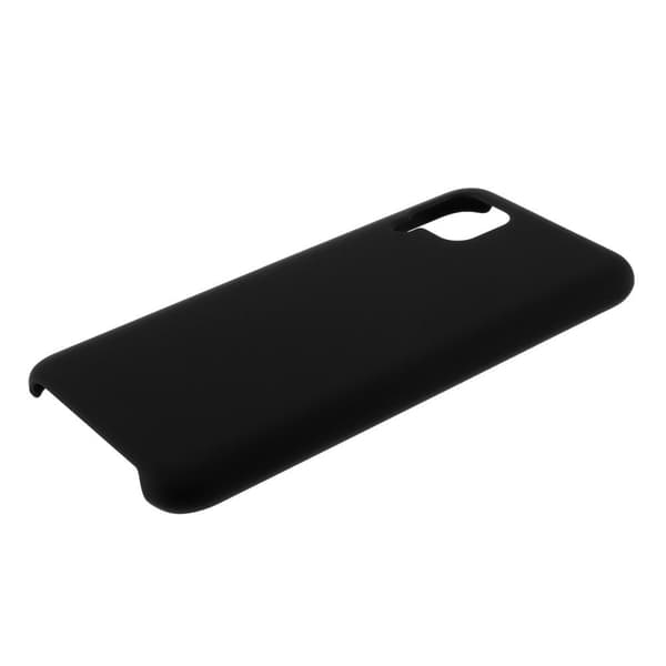 Huawei P40 Lite Gummiert Hardplastcover - Sort Black