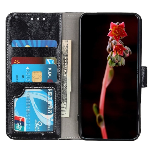 Asus ROG Phone 5/Ultimate/Pro lompakkoteline puhelinkotelo Black