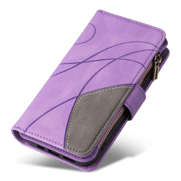KT Multifunksjons Serie-5 Telefonveske for Samsung Galaxy S24 FE Purple