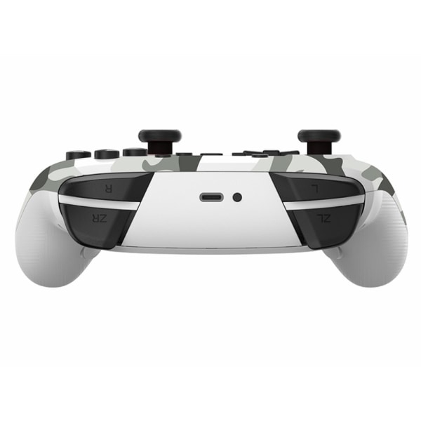 Kompatibel med Nintendo Switch Bluetooth-kontroll Gamepad Turbofunktion Vit