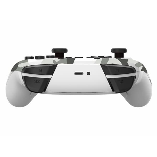 Yhteensopiva Nintendo Switch Bluetooth Controller Gamepad Turbo Function - toiminnon kanssa White