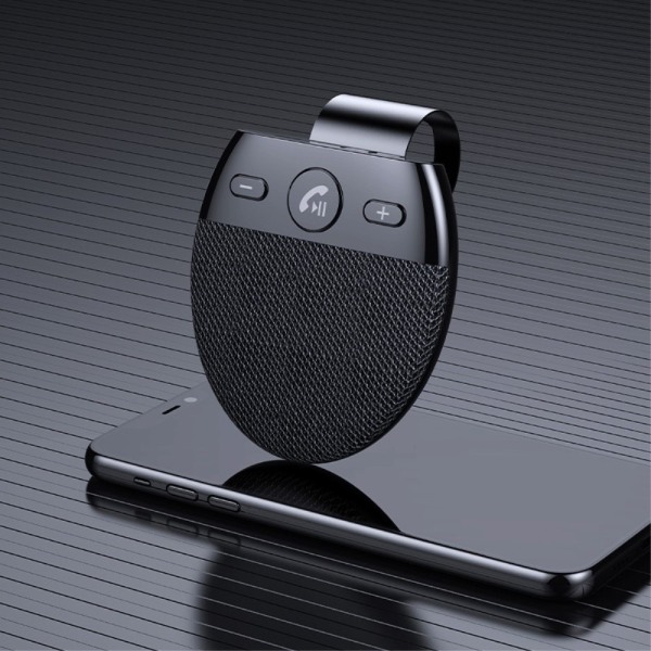 Bil Visir Bluetooth V5.0 Högtalare Handsfree Call Car Kit Musik Svart