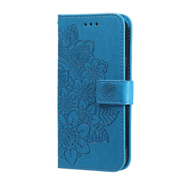 For Xiaomi Redmi 15C Stativdeksel Mandala Lommebokdeksel Blue