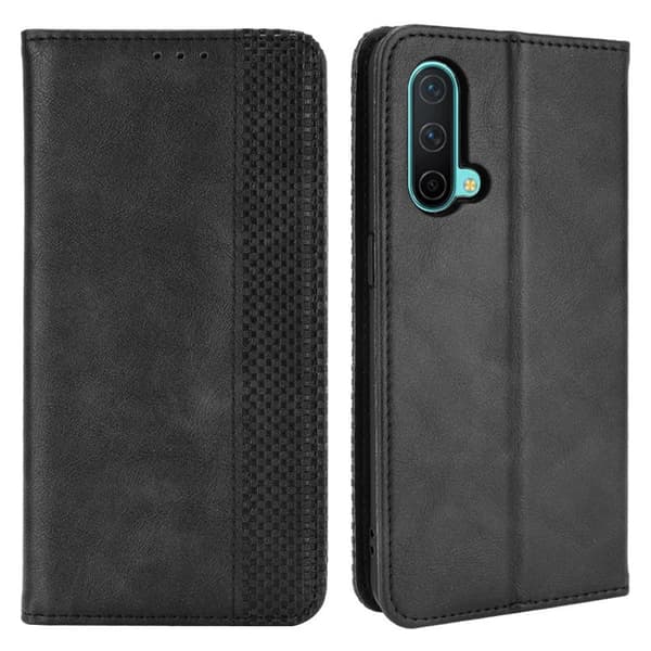 Wallet Stand Flip - telefontaske til OnePlus Nord CE 5G - Sort Black