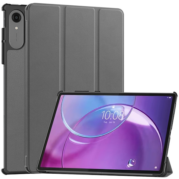 Til Lenovo Idea Tab Pro Gen 2 13" Deksel med Stativ Støtsikker - Grå Grey