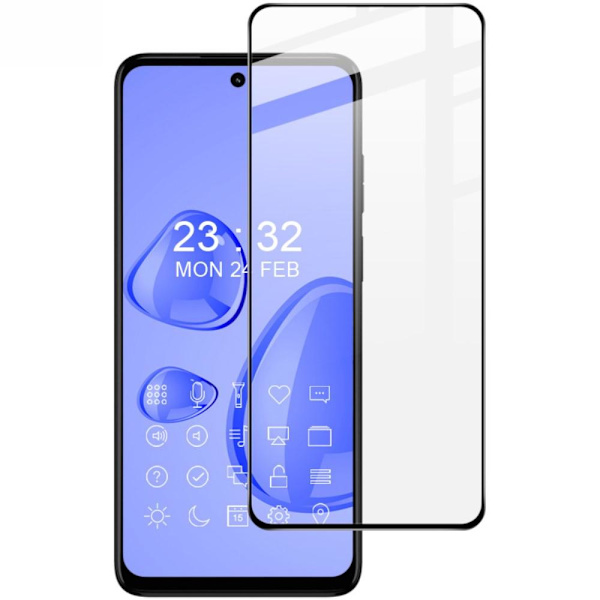 Motorola Moto G32 4G IMAK Pro+ Full Coverage Tempered Glass Black Frame Transparent