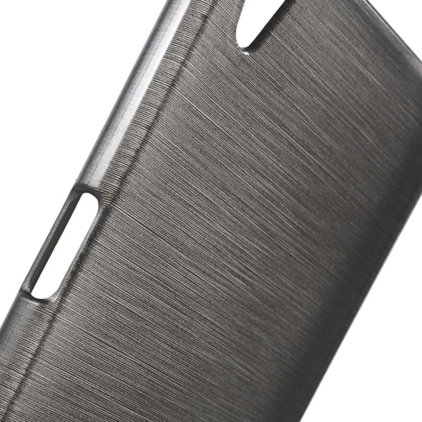 Sony Z5 huurrettu TPU-suojus Grey