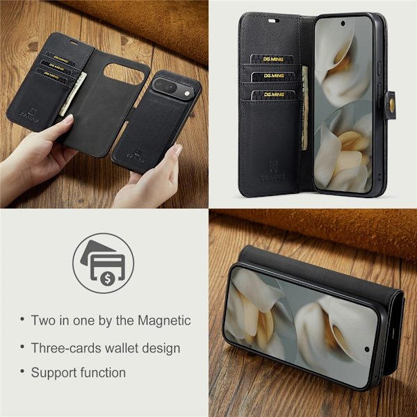 Magnet DG.MING Pung-cover til Google Pixel 10 Pro / Pixel 10 Black