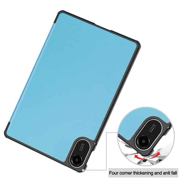 For Xiaomi Redmi Pad 2 Etui Støtsikkert Stativdeksel for Nettbrett Light blue