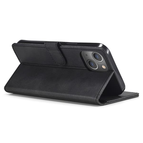 LC.IMEEKE Lommebok - deksel til iPhone 15 - Svart Black