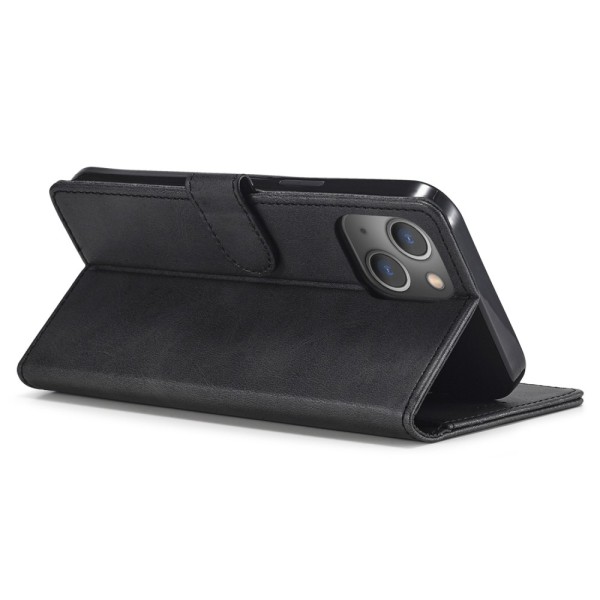 LC.IMEEKE Wallet Stand Etui til iPhone 15 Black