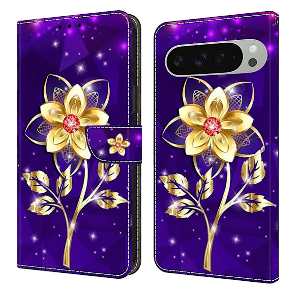 For Google Pixel 10 Pro XL Wallet Case Pattern Printing PU Leather Flip Stand Phone Cover Multicolor