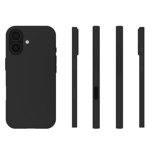 Til iPhone 17 Case TPU Cover Bagside - Sort Black