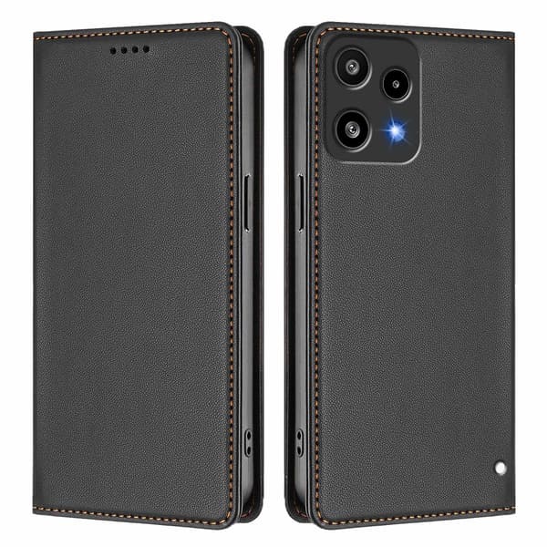 Plånboksfodral för Nothing Phone (3a) Lite 5G med magnetisk stängning RFID skydd Svart