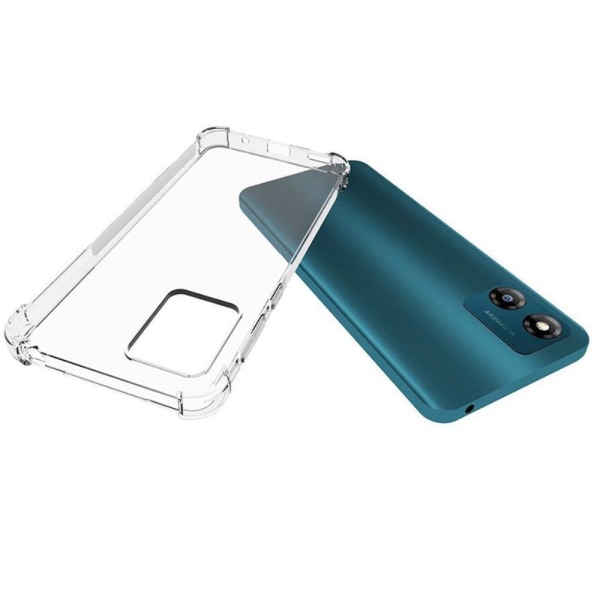 Motorola Moto E13 4G Slimmat TPU skal TRANSPARANT Transparent