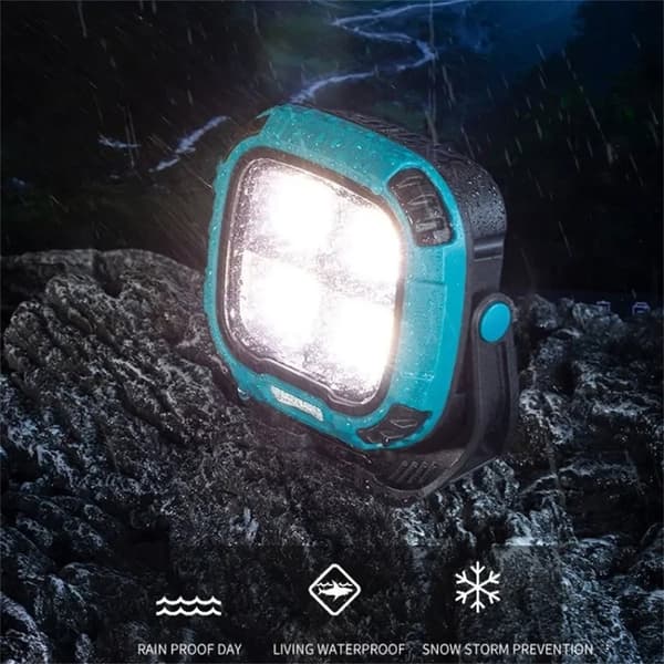COB Magnetisk Spotlight Arbeidslys Bærbar nødlommelykt Blue