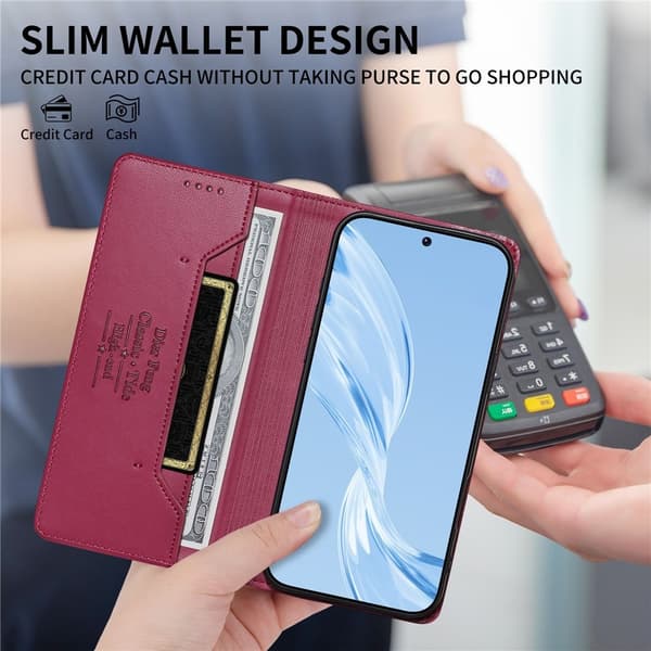 DIERFENG Mobilfodral med Hörnlogotyp till Google Pixel 11 Pro XL Röd