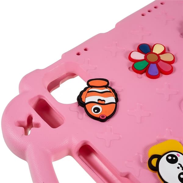 Til iPad Air 11 (2024) EVA Foam Stativdeksel - Rosa Pink