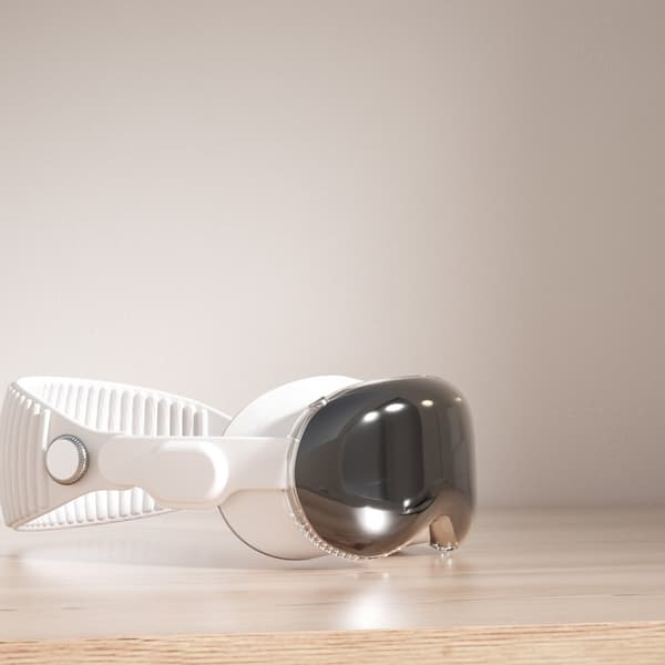 TPU - etui til A Vision Pro Headset - beskyttelsesetui Transparent