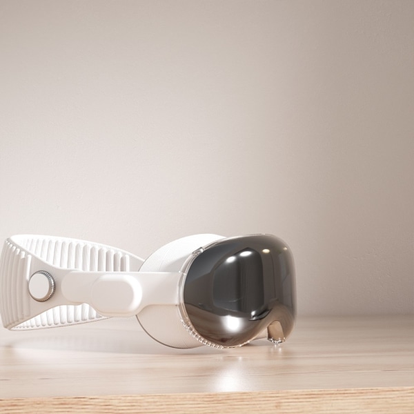 TPU-fodral för A Vision Pro Headset Skyddsfodral Transparent