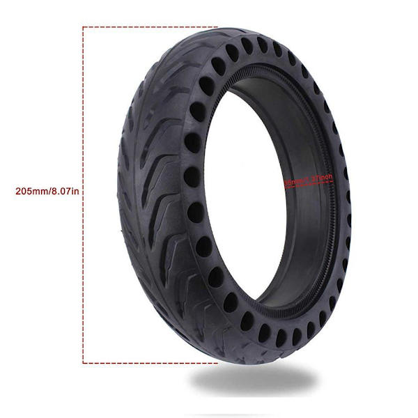 Ei inflaatiota Honeycomb-renkaat Xiaomi Mijia M365 -skootterille Black