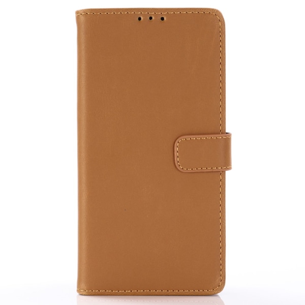 Crazy Horse Wallet læderholdertaske til Samsung Galaxy S10+ - Brown