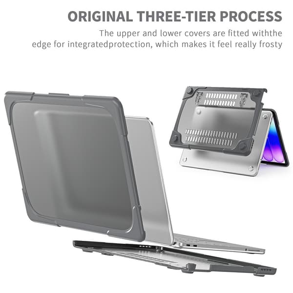 Laptopdeksel med Stativ for MacBook Neo 13 tommer (2026) Grey