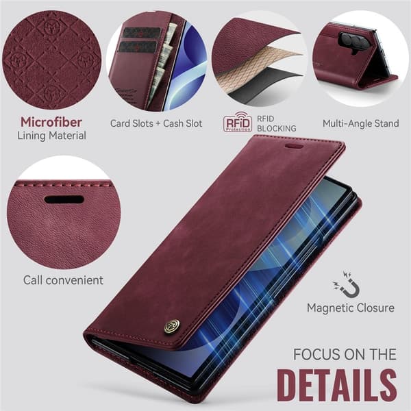CASEME Telefonpungcover til Samsung Galaxy Z Fold8 Ultra Red