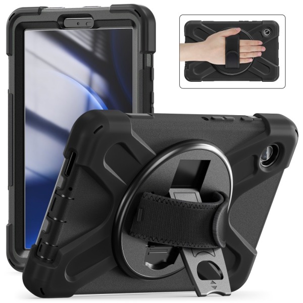 Samsung Galaxy Tab A9 Heavy Duty Armor skal Black