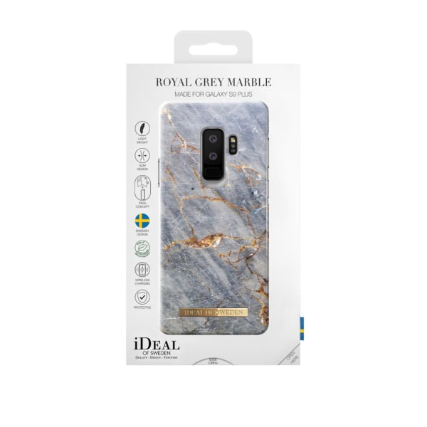 iDeal Of Sweden Samsung Galaxy S9 Plus case - ROYAL GREY MARBLE Grey