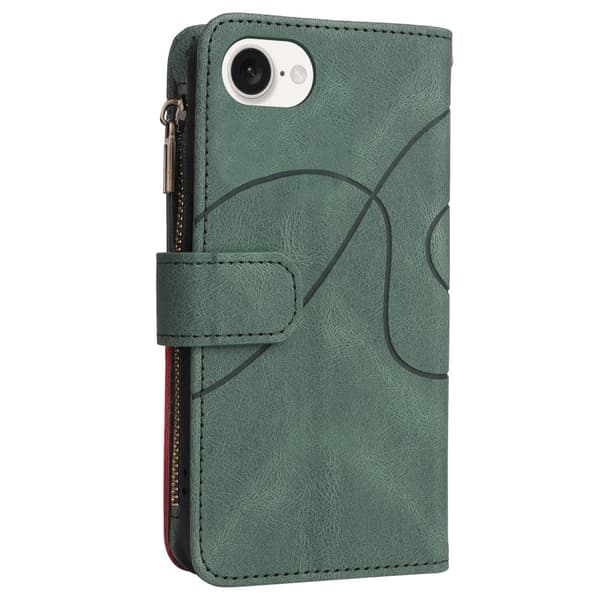 KT multifunktions-serie-5 til iPhone 17e / 16e telefonetui Green