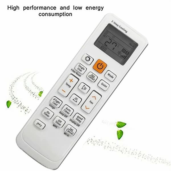 Fjärrkontroll Ersättning för DB93-11489L för Samsung Air Conditioner Vit
