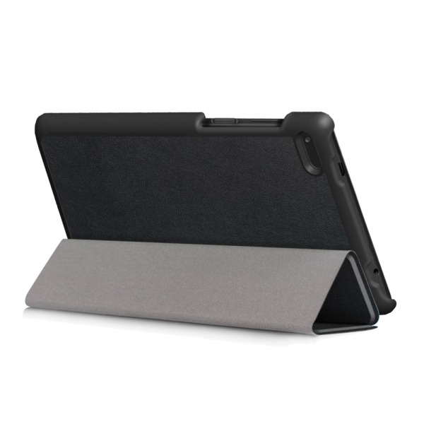 Tri-fold Stand Case for Lenovo Tab 7 Essential Wifi (NOT LTE/4G) Black