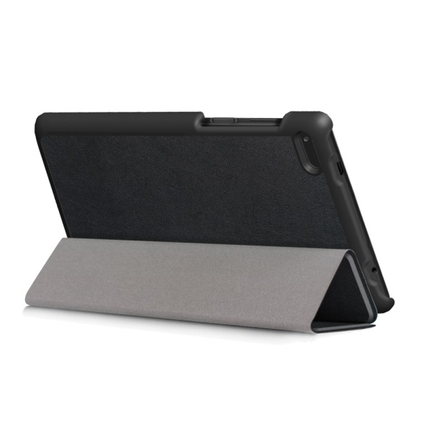 Tri-fold Stand Case til Lenovo Tab 7 Essential Wifi (IKKE LTE/4G) Black