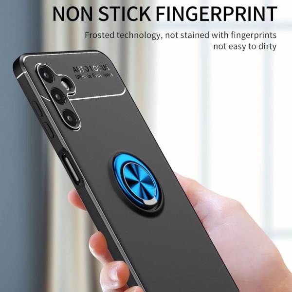 Fingerring Kickstand TPU Taske til Samsung Galaxy A13/A04s 4G Black