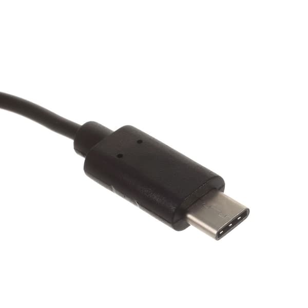 4 Ports USB 3.1 Typ C Hubb High Speed Hub SVART Svart