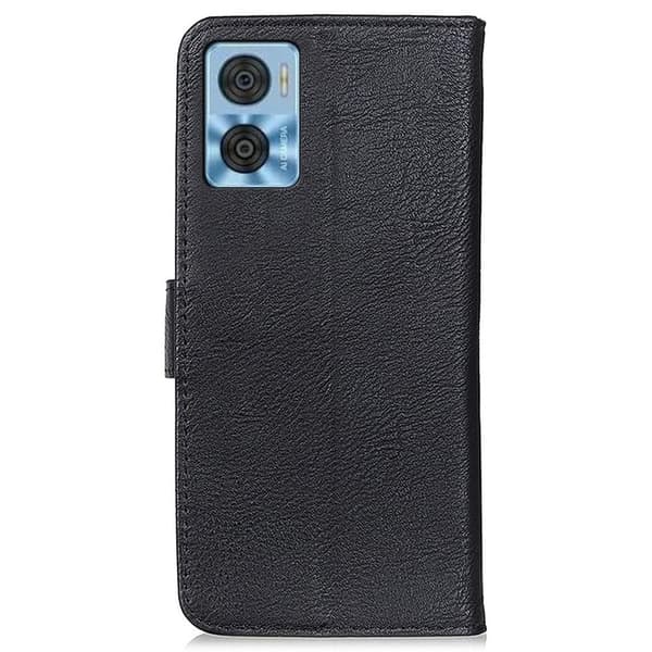 KHAZNEH tegnebogstaske til Motorola Moto E22 4G/E22i 4G Black