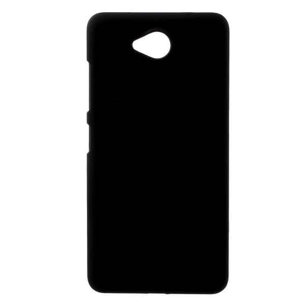 Microsoft Lumia 650 Gummiert Hardplastcover - Sort Black