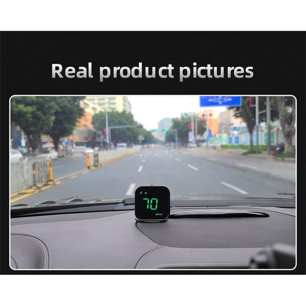 Head - Up Display HUD GPS Universal Multifunktionshastighedsmåler Black