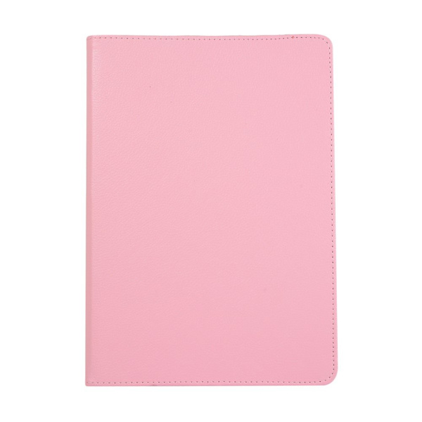 Apple iPad 10.2 2021/2020/2019 Litchi Texture Stand-etui - Lyserød Pink