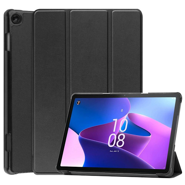 Lenovo Tab M10 (Gen 3) kolminkertainen jalustan kansi - musta Black