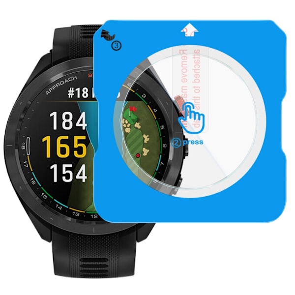 IMAK Garmin Approach S70 42mm Karkaistua Lasi Näytönsuoja Asennustyökalulla Transparent