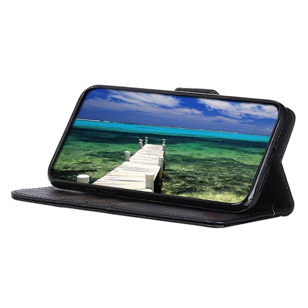 KHAZNEH Vintage lompakkokotelo Samsung Galaxy A06 Black