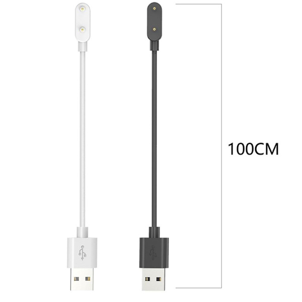 För Xplora X5 Play 1m Magnetisk Laddningskabel Laddare Docka Vit